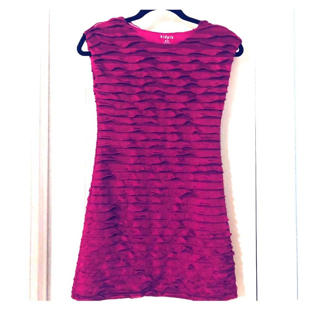 Girls Pink Party Dress Medium